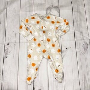 Halloween Print Footie Pajamas - Baby Size 3-6 Months